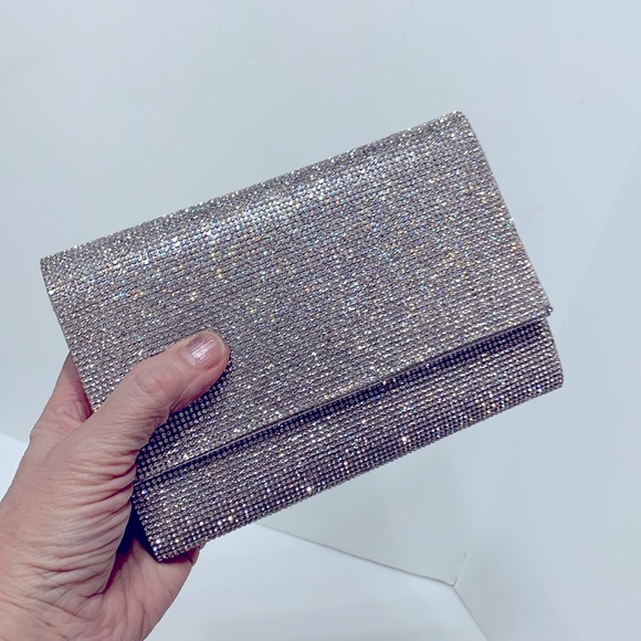 Rhinestone clutch clear irridescent - Picture 13 of 14
